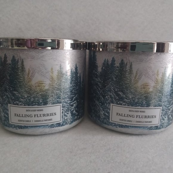 Bath & Body Works Accents 2x Bath Body Works Falling Flurries 3